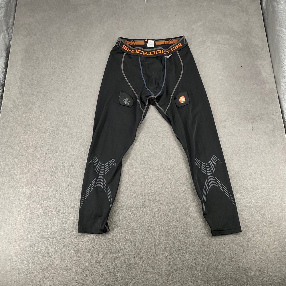 Shock Doctor 363 Mens XL Core Hockey Pant Compression Leggings Black 363-01-35